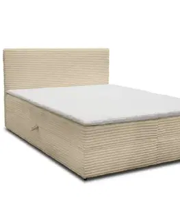 Dvojlôžkové postele Posteľ Calipso V 160x200 Tilia 08 béžová