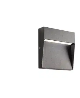 LED osvetlenie Redo 90475 - LED Vonkajšie nástenné svietidlo LANDER LED/3W/230V IP54 antracit 90475