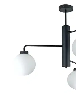 Svietidlá Keter Lighting Luster na tyči FLEX 3xE27/60W/230V čierna/biela 1949
