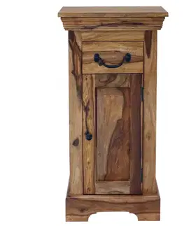 Kúpeľňový nábytok Skrinka do kúpeľne Jali 40x80x35 z indického masívu palisander