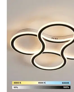 Svietidlá BRILAGI - LED stmievateľné stropné svietidlo ORELLI LED/53W/230V 3000-6000K + DO BRXL35180-53W/CR