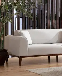 Pohovky a gauče Trojmiestna rozkladacia pohovka Cofi 3 Seater - Cream