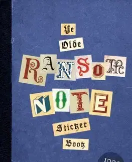 Ručné práce - ostatné Ye Olde Ransom Note Sticker Book - Luke Herriott