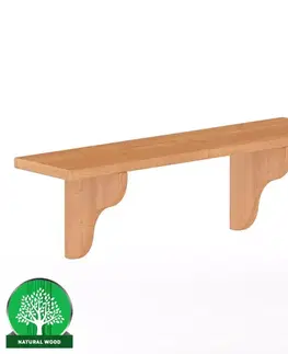 Kancelárske police Polička borovica PK121-80x25x20 jelša