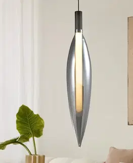 Stropná svetla Lampa wisząca Nordic szklana transparentna tuba pojedyncza do salonu