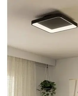 Svietidlá Eglo 901252 - LED Stmievateľné stropné svietidlo LORETELLO LED/12W/230V čierna + DO 901252