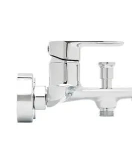 Kúpeľňové batérie Vaňová batéria SAT Mood bez sprchového setu 150 mm chróm SATBSMOOD222 SATBSMOOD222
