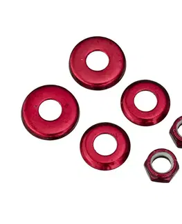 Trucky na skateboard Bushing podložky červená