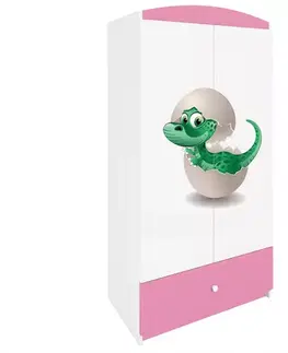 Skrine do izieb Skriňa Babydreams Ružová – Dino