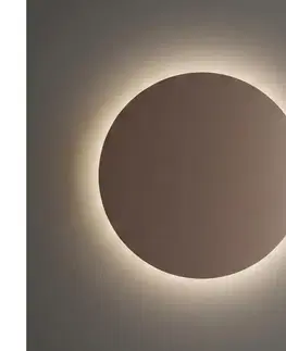 LED osvetlenie Ideal Lux - LED vonkajšie nástenné svietidlo PUNTO LED/16W/230V CRI pr. 30 cm IP54 hnedá 328560
