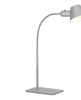 Lampy Brilo - Stolová lampa 1xE27/10W/230V matný chróm 7407-014