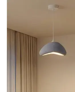 Svietidlá BRILAGI - Závesný luster na lanku WABI SABI 1xE27/40W/230V, priemer 33 cm, sivá 422WBL1103