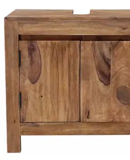 Kúpeľňový nábytok Skrinka pod umývadlo Gani 90x70x45 z indického masívu palisander