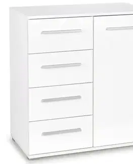 Komody do spálne Komoda Lima KM-2 biela