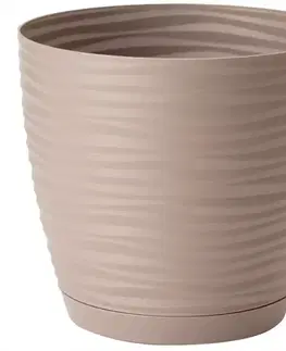 Záhrada Sahara Petit okrúhly s podstavcom 15 taupe