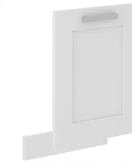 Dvierka a čelá zásuviek pre kuchynske skrinky Dvierka na umývačku LUNA biely mat/biely  Dvierka zm 570x446