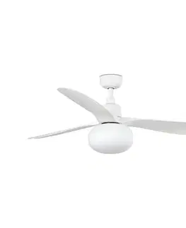 LED osvetlenie FARO Barcelona FARO 34363WT-11L-Str. vent. OUTWOOD L 1xE27/15W/230V biela+ pr.150 cm WT IP44 + DO 34363T+3L019