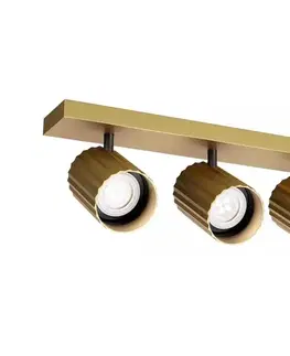 Svietidlá Redo 01-3405 - Bodové svietidlo DELPHI 3xGU10/7W/230V zlaté 01-3405