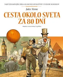Komiksy Cesta okolo sveta za 80 dní - komiks - Jules Verne,Chrys Millien,Beáta Panáková