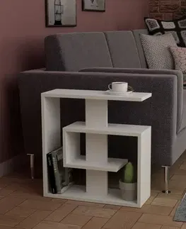 Konferenčné stolíky Príručný stolík / Odkladací stolík Saly - White