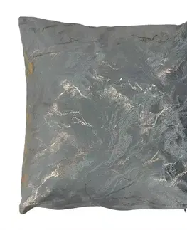 Dekoračné obliečky Obliečka Plain Velvet YX503 40x40cm modrá