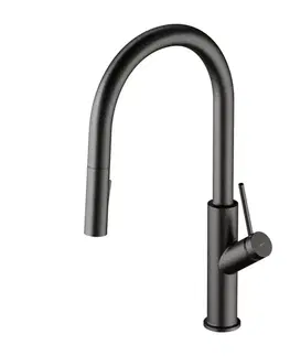 Kuchynské drezy OMNIRES OMNIRES - BEND drezová batéria grafit /GR/ BE6455GR