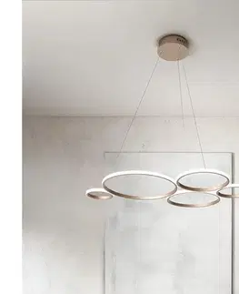Svietidlá Ondaluce - stmievateľný LED luster na lanku POIS LED/60W/230V zlatý SO.POIS/ORO