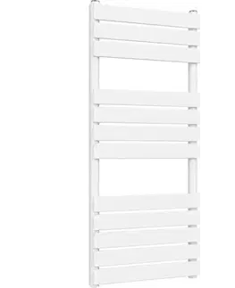 Radiátory do kúpeľne CERANO - Koupelnový radiátor Claude - boční připojení - 575 W - bílá lesklá - 1200x500 mm CER-451080
