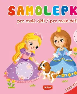 Nalepovačky, vystrihovačky, skladačky Samolepky pro malé děti/pre malé deti: Princezny/Princezné