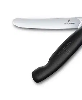 Kuchynské potreby Victorinox - zatvárací nôž SWISS CLASSIC 11 cm čierny 6.7803.F