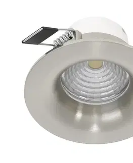 Svietidlá Eglo 902331 – sada 3× LED stmievateľné zapustené stropné svietidlo SALICETO, LED 6,4 W, 230 V, Ø 8,8 cm, chróm 902331