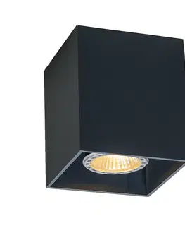 Bodove svetla Inteligentný reflektor čierny vrátane WiFi GU10 - Qubo