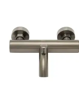 Kúpeľňové batérie Vaňová batéria SAT Aurum bez sprchového setu 150 mm brúsený gun metal SATBAUR222BGM SATBAUR222BGM
