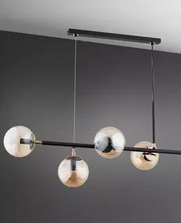 Moderné lampy do obývačky Lampa Dansa black 5 Pł 63020 LW5