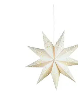 Vianočné dekorácie Markslöjd 700319 - Vianočná dekorácia SOLVALLA 1xE14/25W/230V biela 45 cm 700319