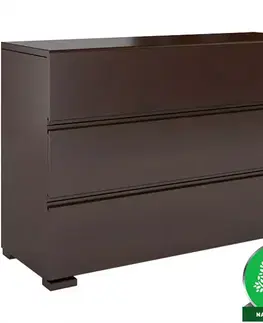 Komody do spálne Komoda drevená buk 3s Skandica Vestre Palisander