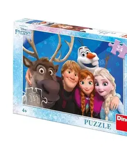 Do 49 dielikov Dino Toys Puzzle Ľadové kráľovstvo 24 Dino