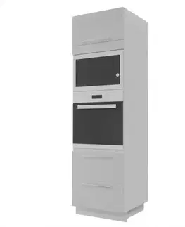Kuchynské skrinky Skrinka do kuchyne Essen grey D14/RU/2M-284
