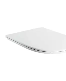 WC dosky OMNIRES - OTTAWA COMFORT pomaly sklápacie toaletné sedátko k miske SILENT POWER™, matná biela OTTAWACSPDEBM