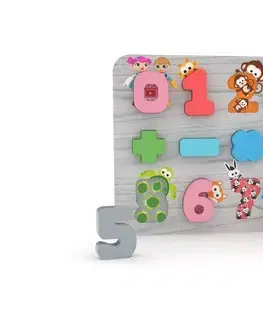 Abeceda, počítanie, hodiny J'ADORE Vkladacie puzzle čísla J'ADORE