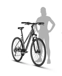 Bicykle Dámsky crossový bicykel KELLYS PHEEBE 50 28" - model 2026 White - S (17", 155-170 cm)