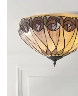 Svietidlá Endon 112188 - Stropné svietidlo Tiffany HUTCHINSON 2xE27/60W/230V priemer 40 cm 112188