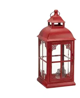 Taburetky Estilo Home Dekoratívna lucerna REDY 42 cm červená 5905623254555