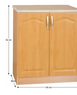 Kuchynské série Spodná skrinka LORA MDF NEW KLASIK S60 Tempo Kondela