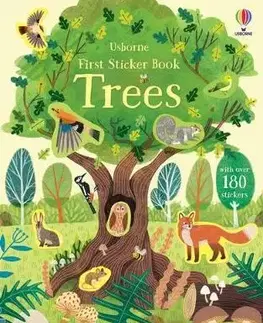 Nalepovačky, vystrihovačky, skladačky First Sticker Book Trees - Jane Bingham,Jean Claude