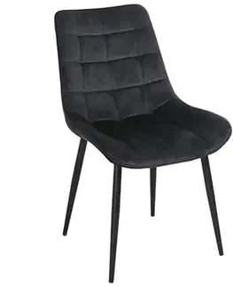 Čalúnené stoličky Stolička Ottava 80097h-V15 čierna