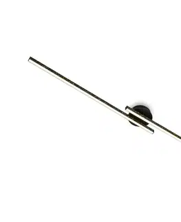 Svietidlá Briloner 3717-025 - LED Prisadený luster REY 2xLED/12W/230V čierna 3717-025