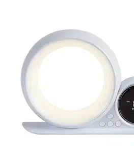 Lampy Rabalux 76109 - LED RGB Stolná lampa s reproduktorom WAKEWAY LED/5W/230V 76109