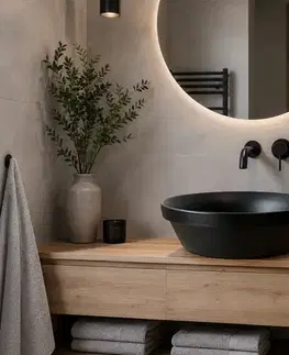 Umývadlá ArtCom Keramické umývadlo MADA MB | čierny mat 40 cm
