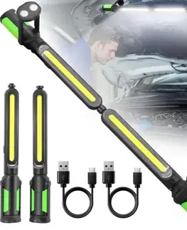 Čelovky SKVELER Lampa multifunkčná TANDEM LED SKVELER nabíjateľná, sada 2ks